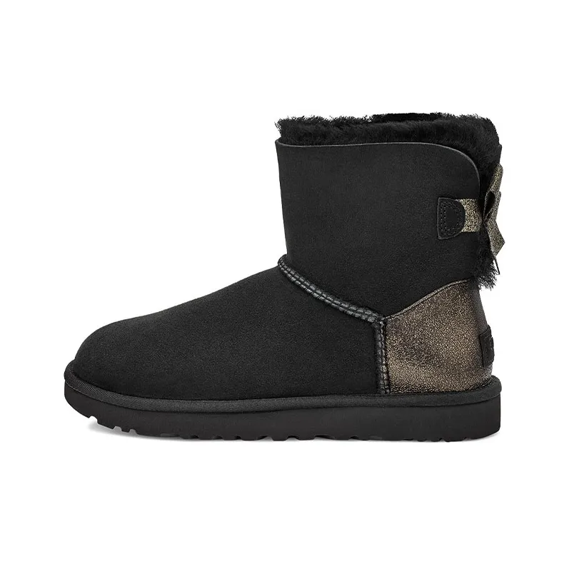 UGG Mini Bailey Bow Black Women's