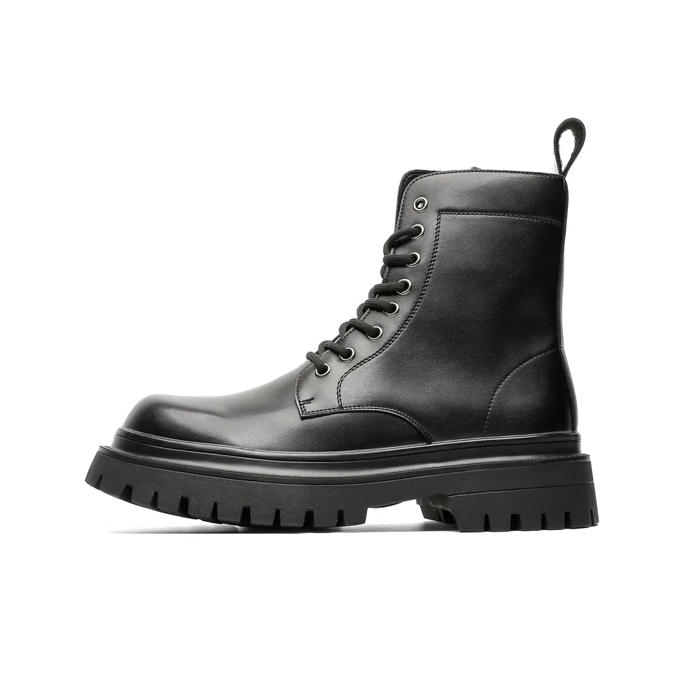 V05 Короткий Мартин Ботин Мужской Черный