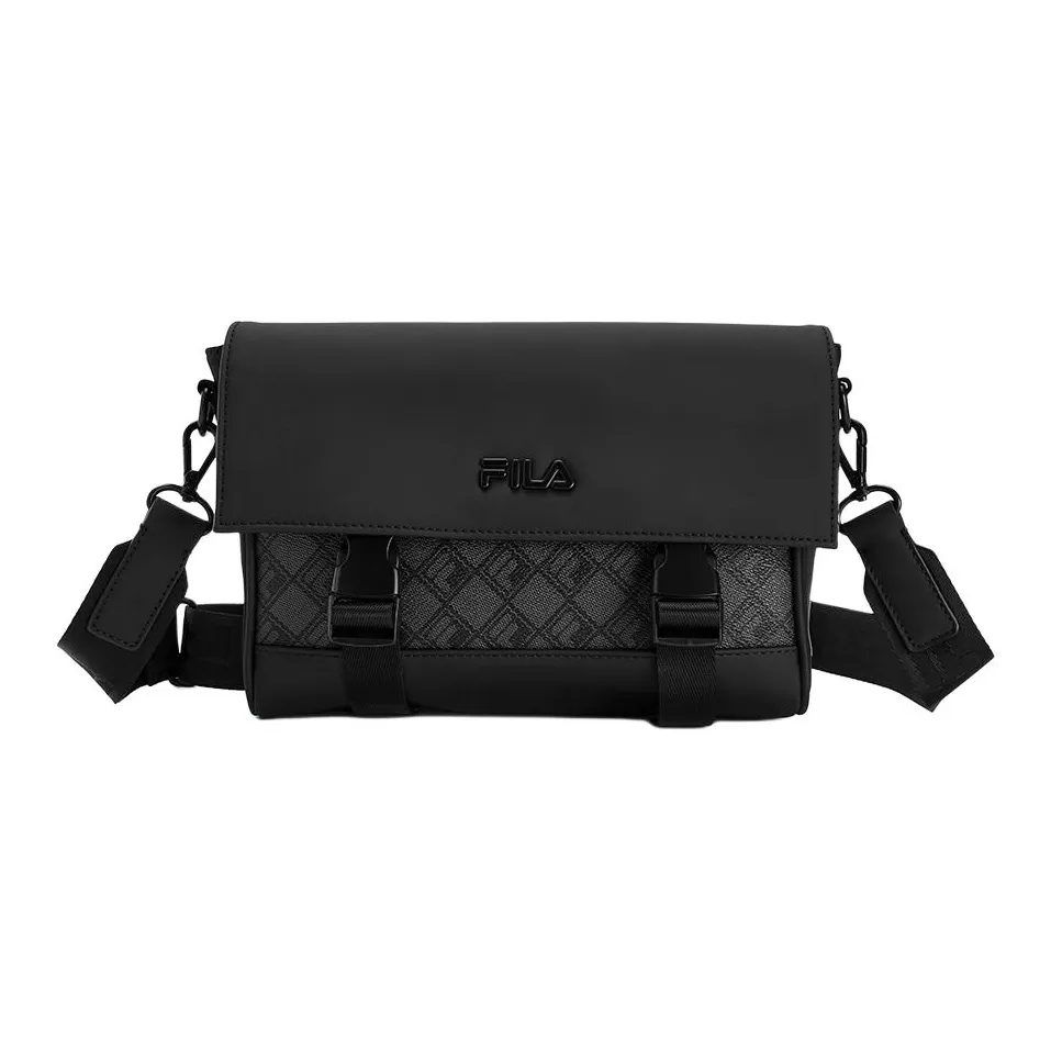 FILA HERITAGE Fabric Crossbody Bags Mini Men's Black