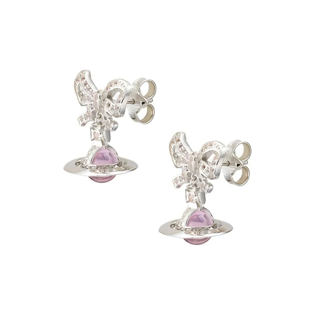 Vivienne Westwood   Earrings Women's Silver/Pink Ball