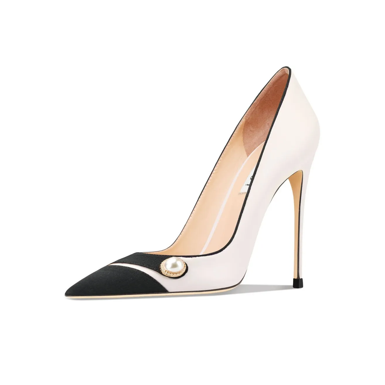 Suyymakk Узкий каблук Высокие каблуки Женские Экрю