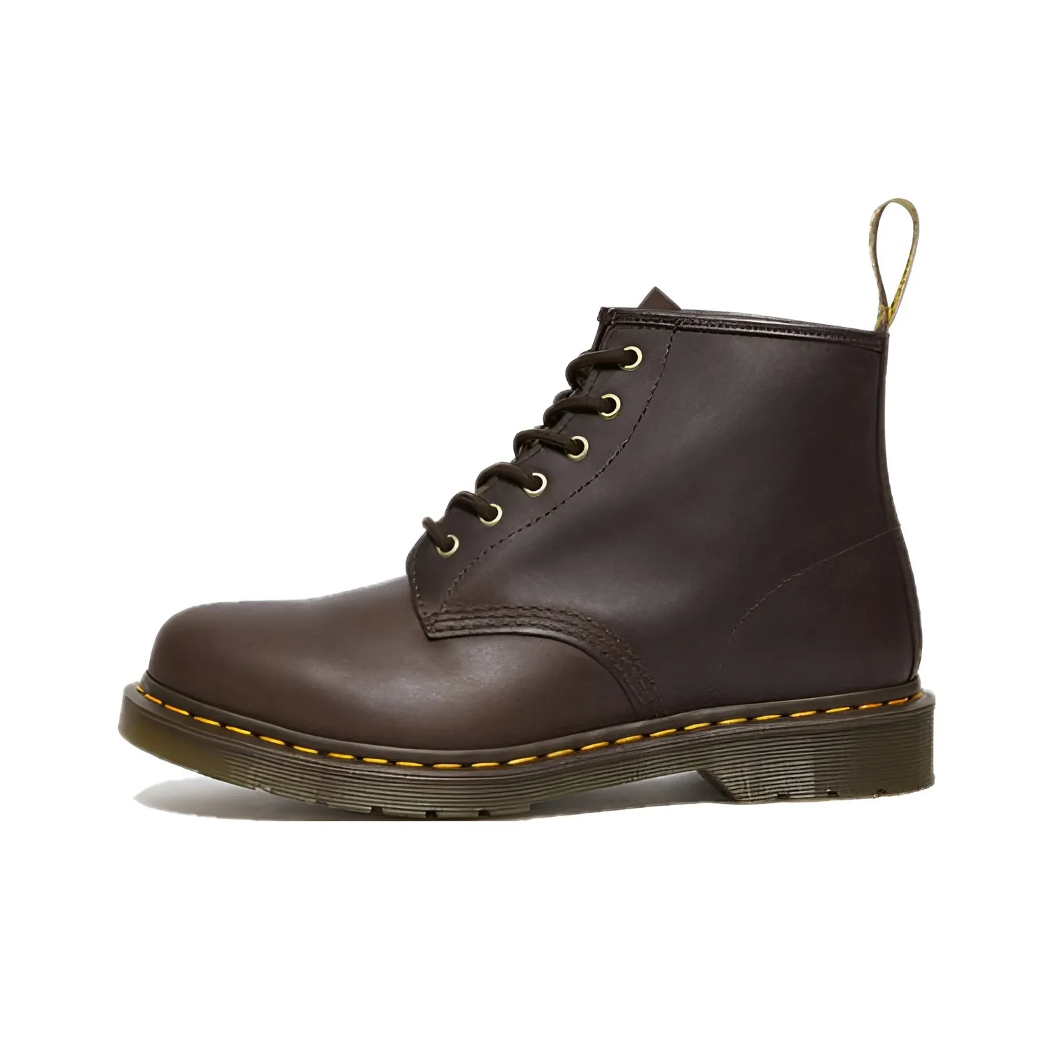 Dr. Martens 101 Crazy Horse Leather Ankle Boot 'Dark Brown'