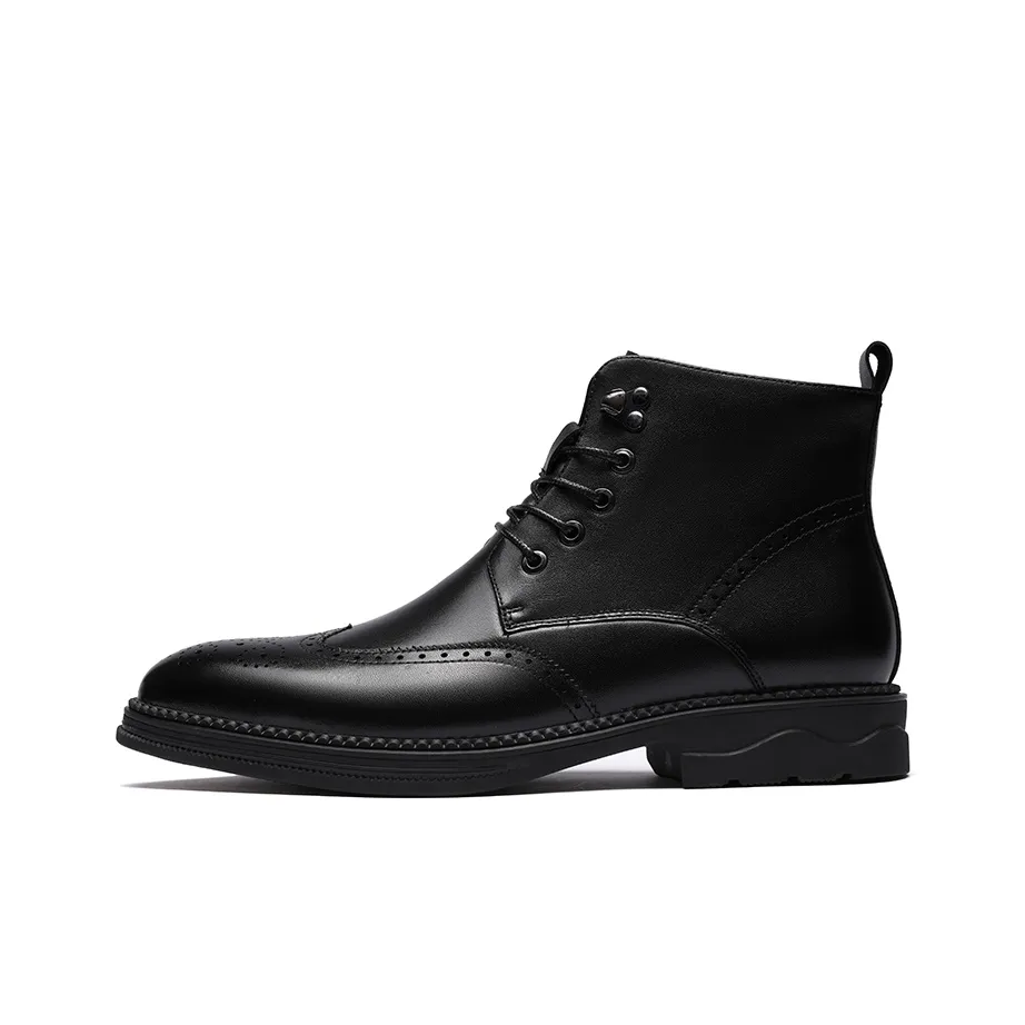 LAORENTOU Колено Высокая ботинка Martin Мужская