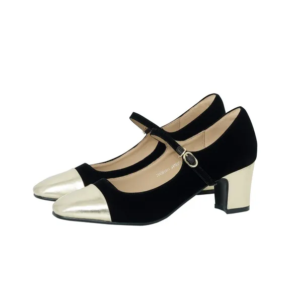 MEIYANG Высокие каблуки Черный Золотой Высота каблука 6,3 см Женские