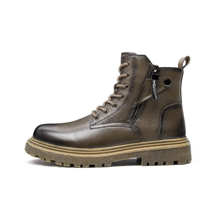 PALMPOLO Короткий Мартин Boot 3,5 см Мужской Хаки