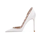 사이드 컷아웃 화이트 10.5cm