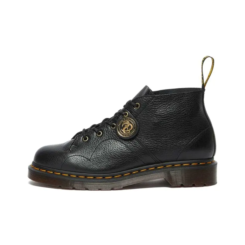 Dr.Martens Church Buckingham Leather Monkey Boots 'Black'
