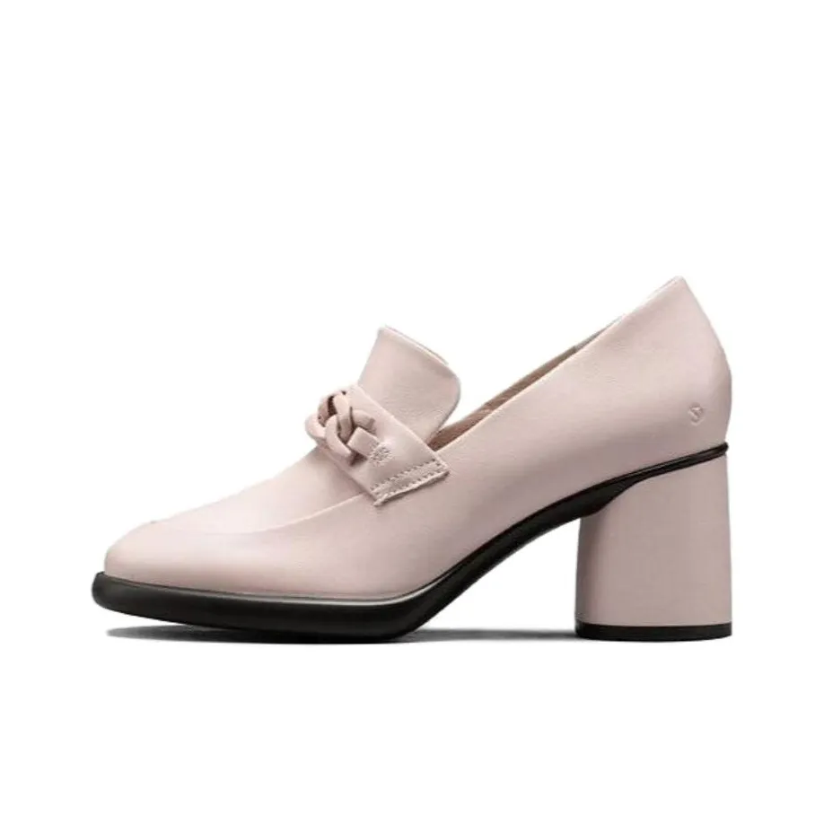 Ecco Грубый каблук Высокие каблуки 7,5 см Женские Розовый