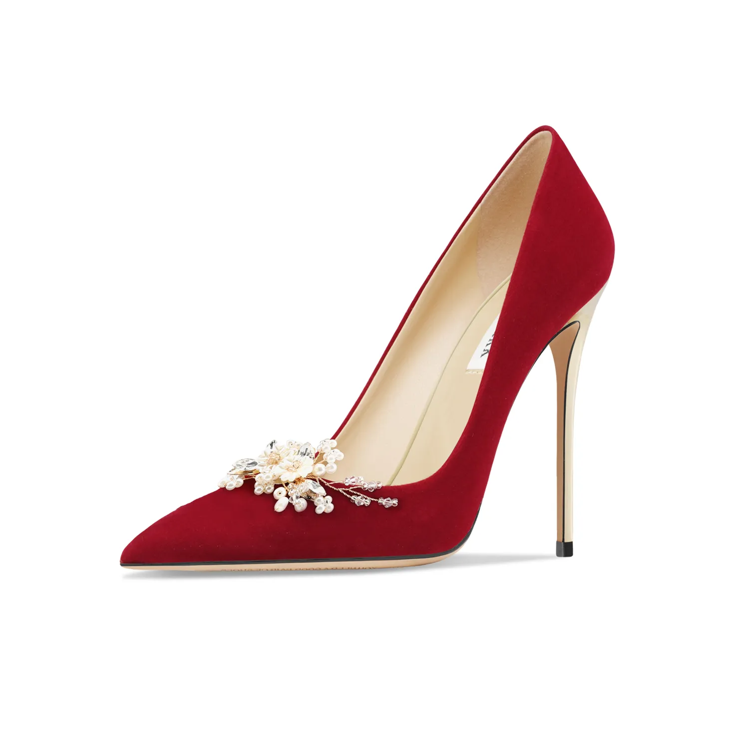 Suyymakk Узкий каблук Высокие каблуки Женские Красный