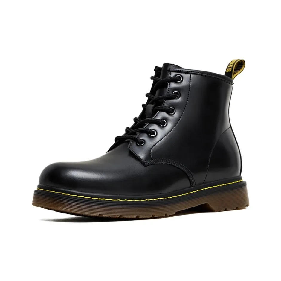 MR.A Martin Boot MID Топ Унисекс Черный
