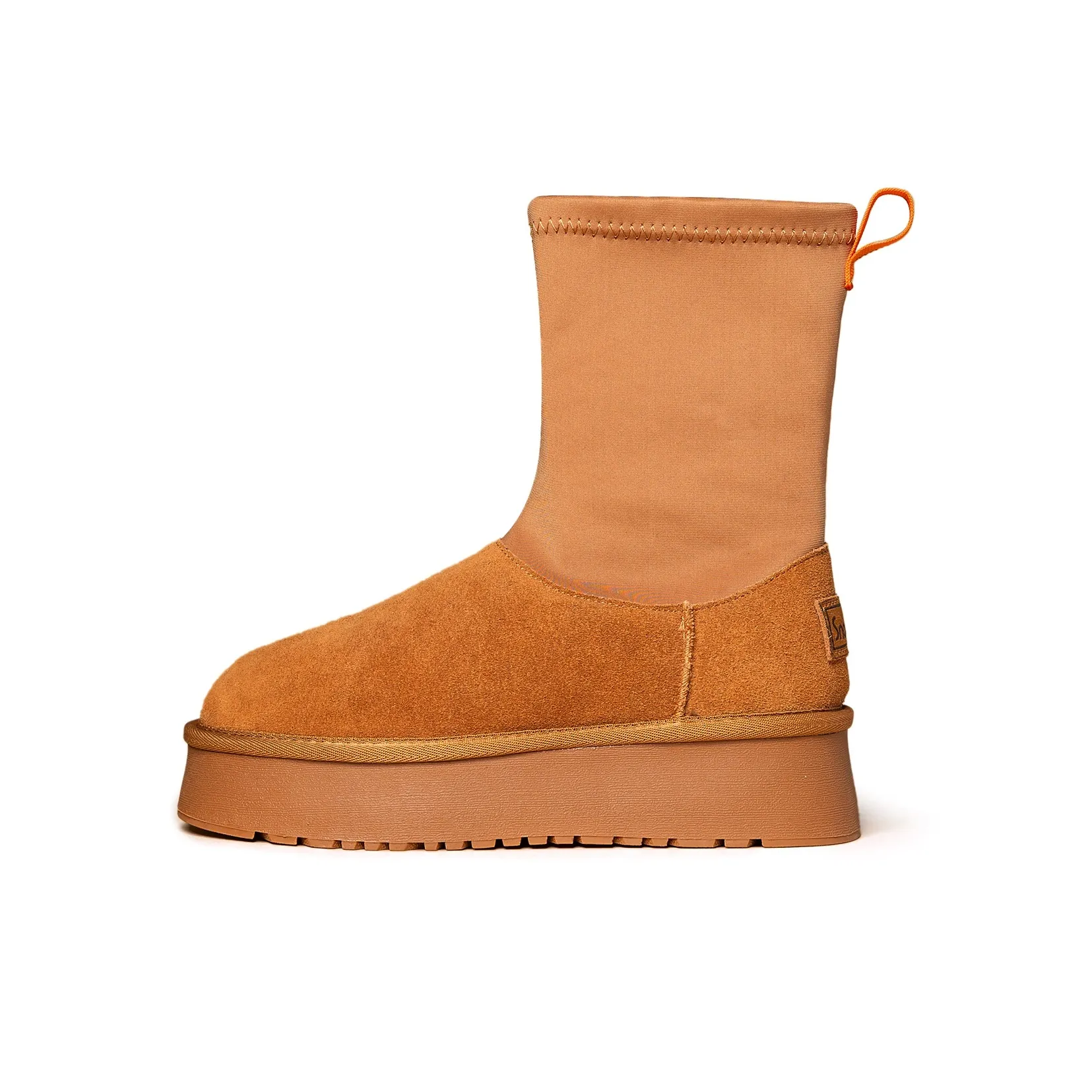 SNOWELF Термический Водонепроницаемый Устойчивый к Износу Увеличивающие Высоту Ботинки для Лыжного Спорта Женские