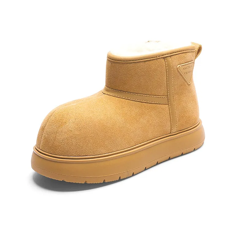 BENZI Термический Износостойкий Увеличивающий Высоту Нижние Штаны с Покрытием Короткие Снежные Ботинки Женские