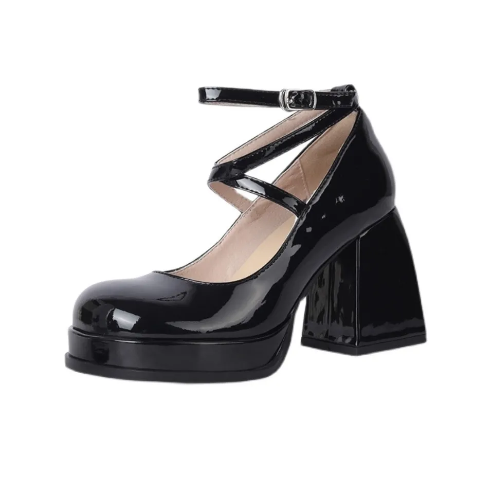 Xingdiman Грубый каблук Высокие каблуки 5 см Женские