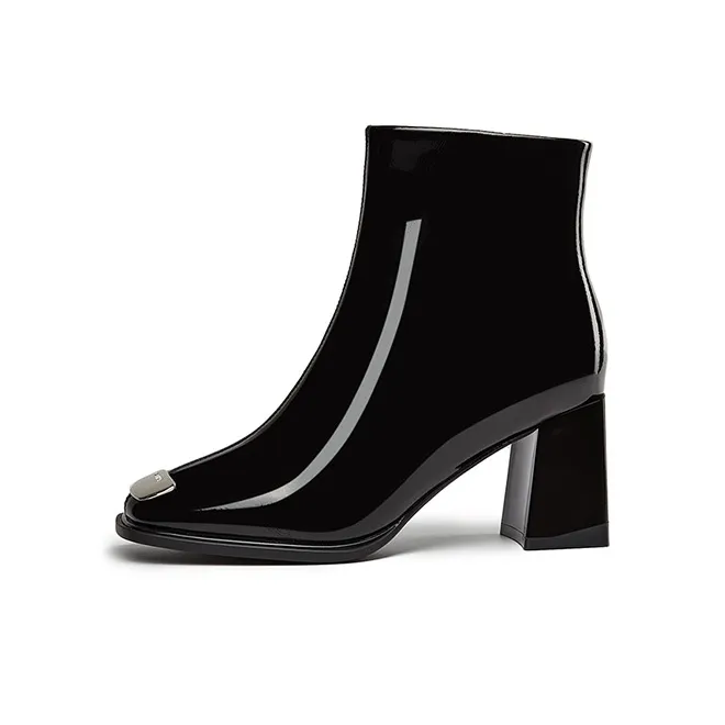 DAPHNE Ankle Boots Women's Black/White