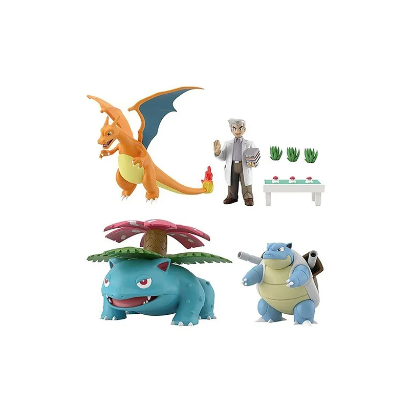 BANDAI Чаризард Pokémon Scale World Регион Канто DR. Willow Набор Играть Food Целая коробка 4 шт