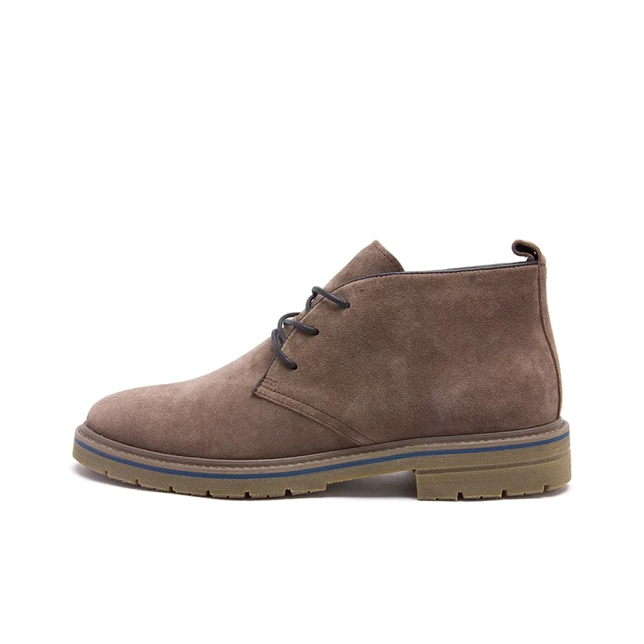 Anthony Miles Ankle Boots Men's Red Brown