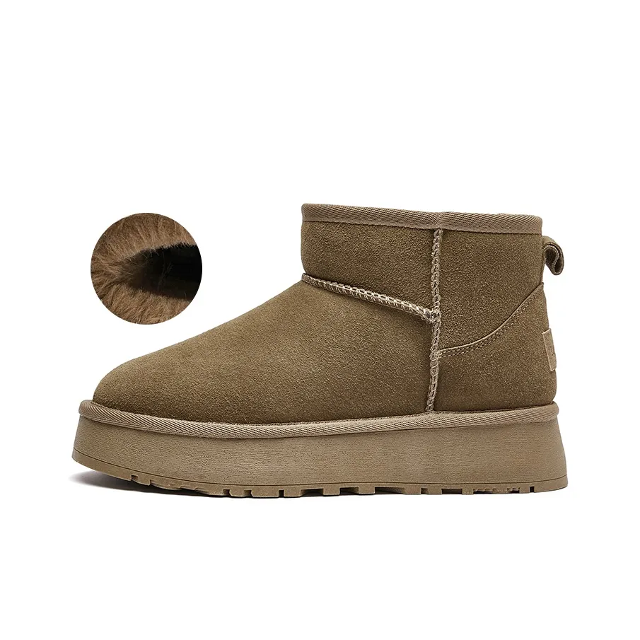 La Chapelle Thermal Height Increase Ankle Length Snow Boots Women's