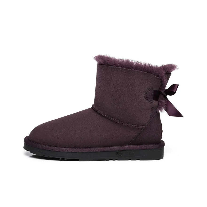 EVERAU Сноубутсы Изюм Виноградный Фиолетовый Женские