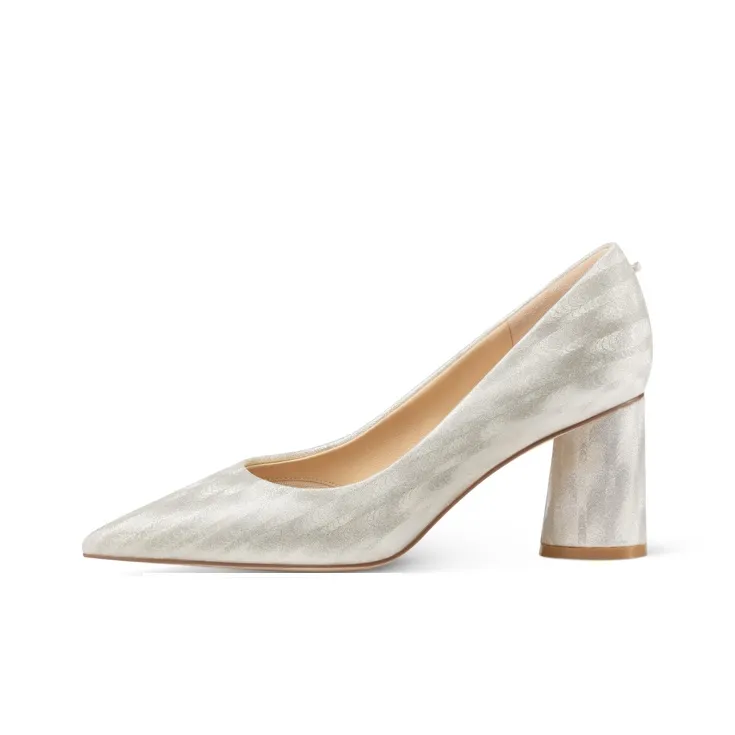 7or9 Aurora Камень Высокие каблуки Женские Серебряные