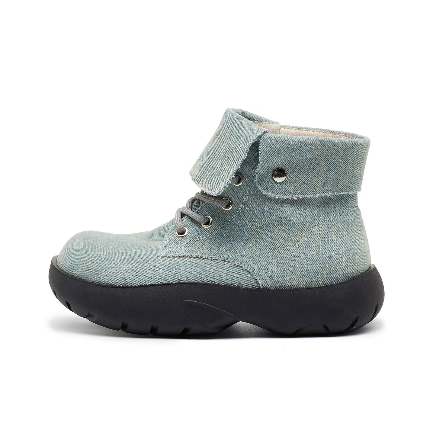 OULISASI Ботильоны Женские Джинсовый Синий