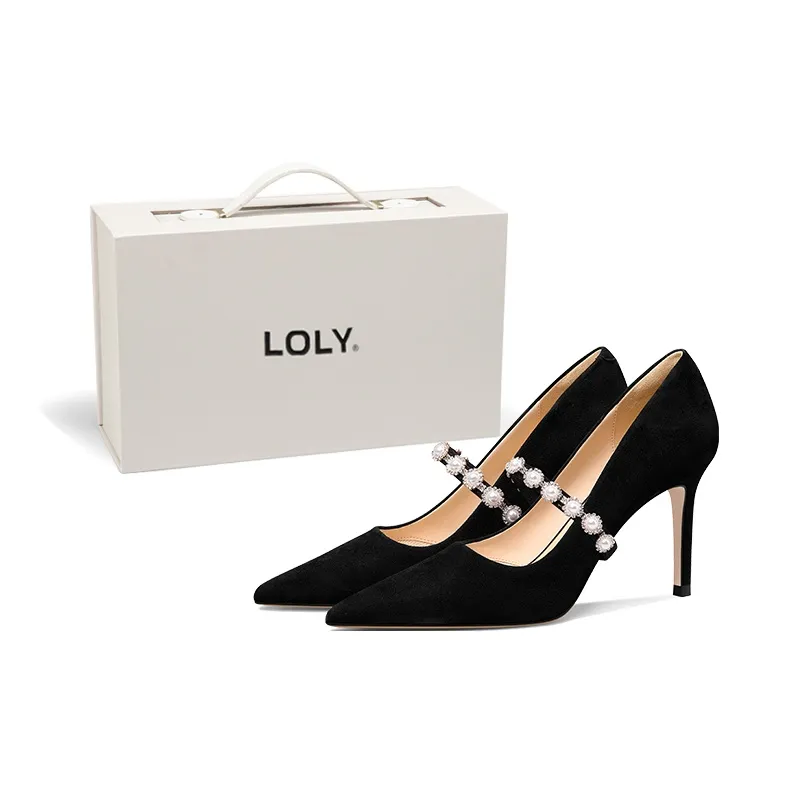 LOLY Высокие каблуки Женские Черная коробка