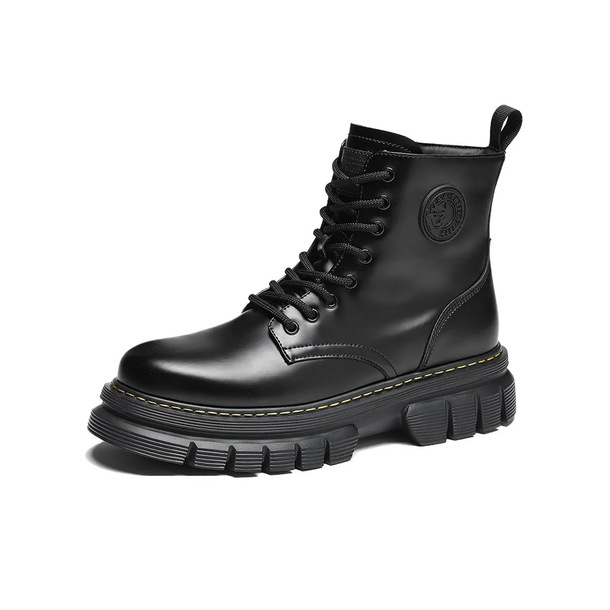 Волки • Семья QUNLANGSHIJIA Crew Мартин Ботин Мужской Черный