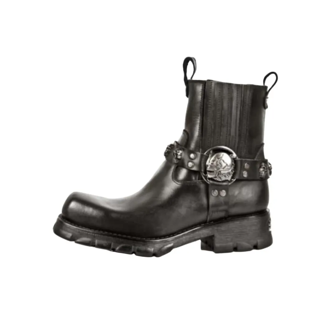 NEW ROCK Ботильоны 5 см Унисекс Черный