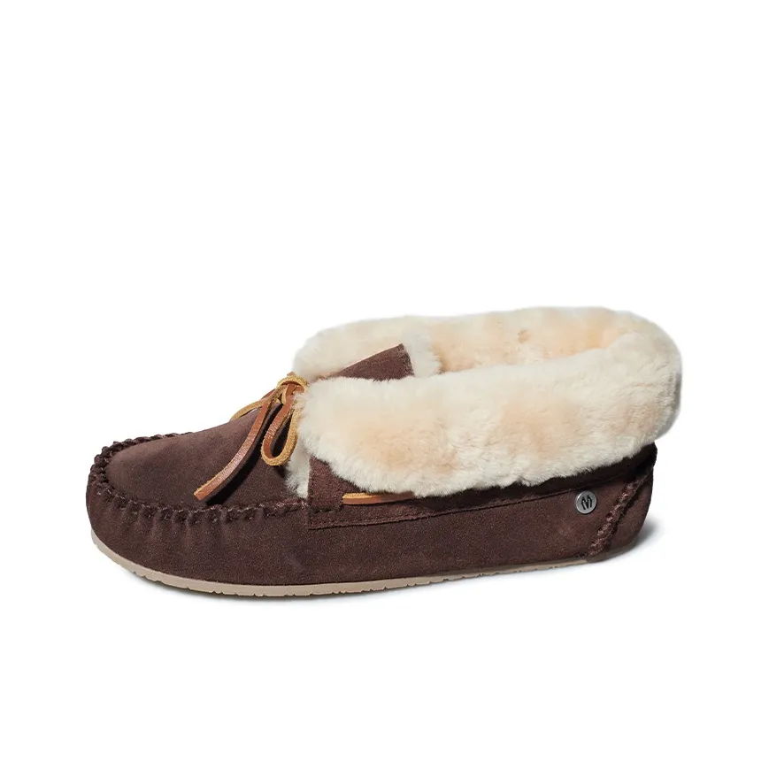 MINNETONKA Термические ботинки Ankle длиной женские шоколадного цвета