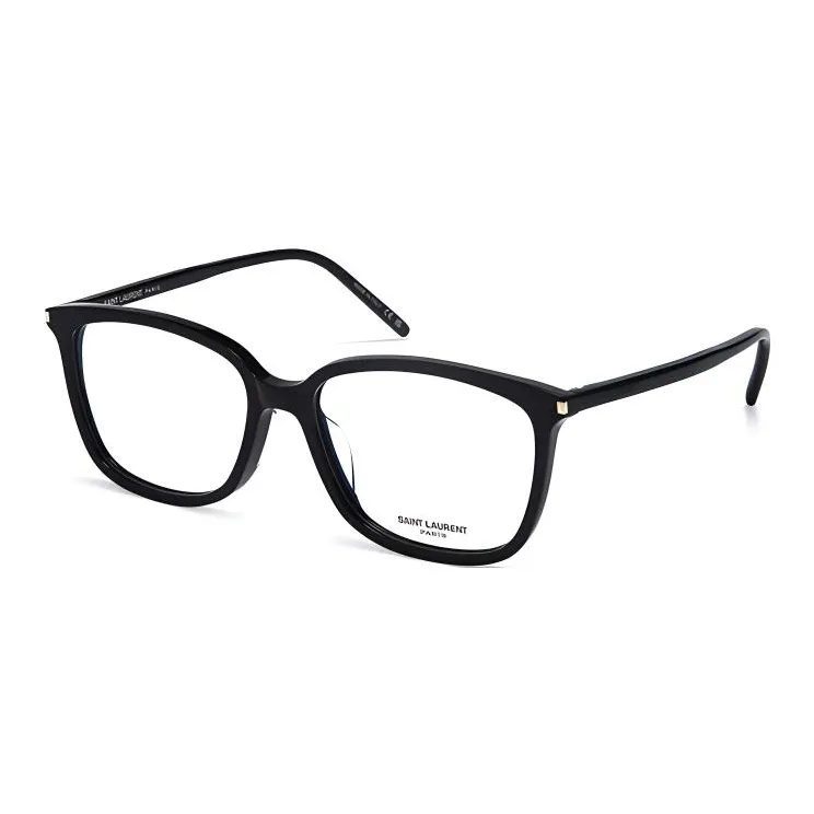 SAINT LAURENT Plate Frame Square Eyeglass Frames Unisex
