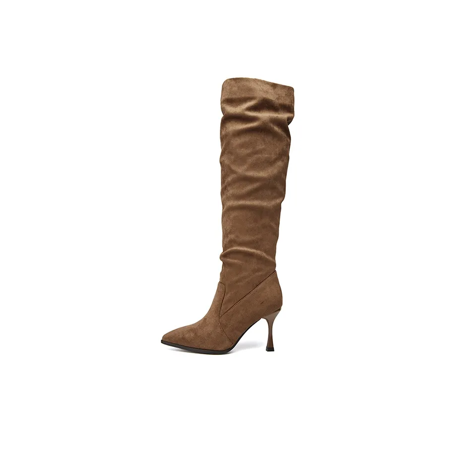DAPHNE Knee high Boots Women's Black/Brown