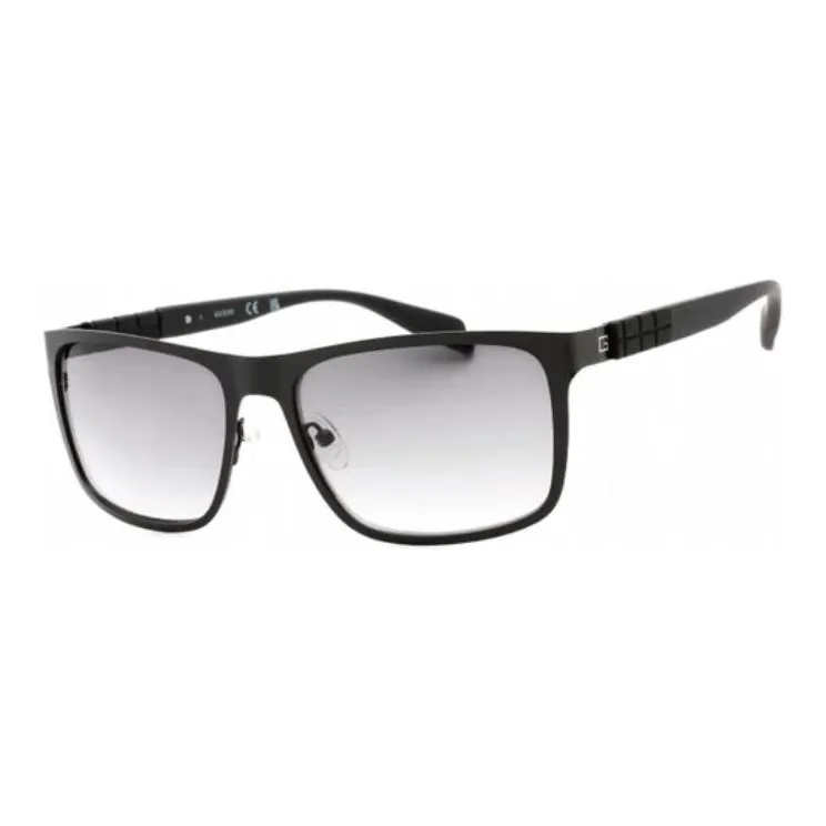 GUESS Metal Square Sunglasses Men's Black