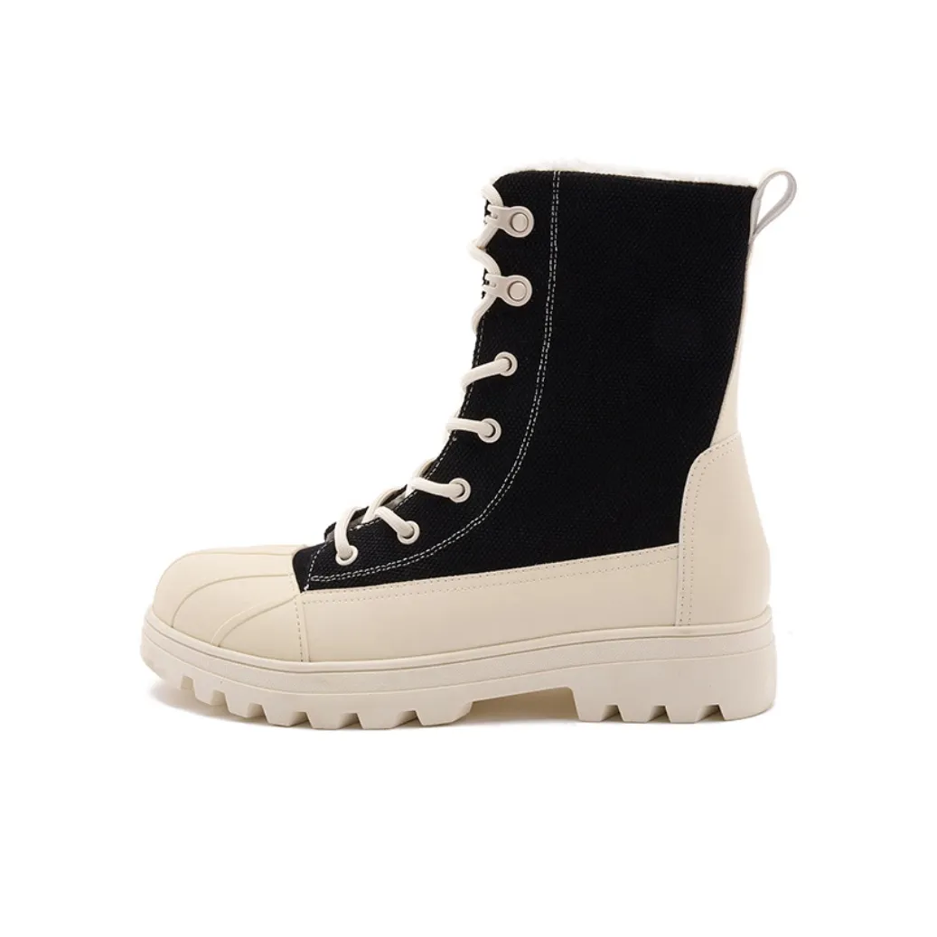 Native Shoes Мартинсы Черный | Бежевый Унисекс