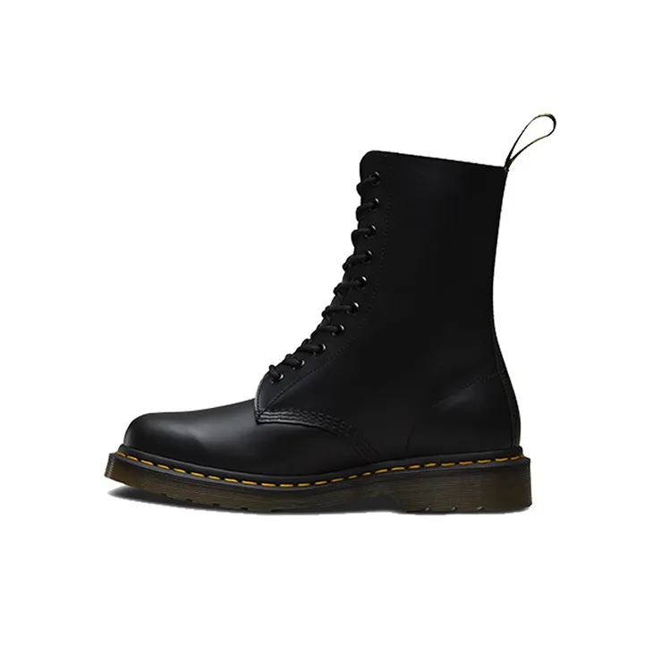 Dr. Martens 1490 'Black Smooth Leather'