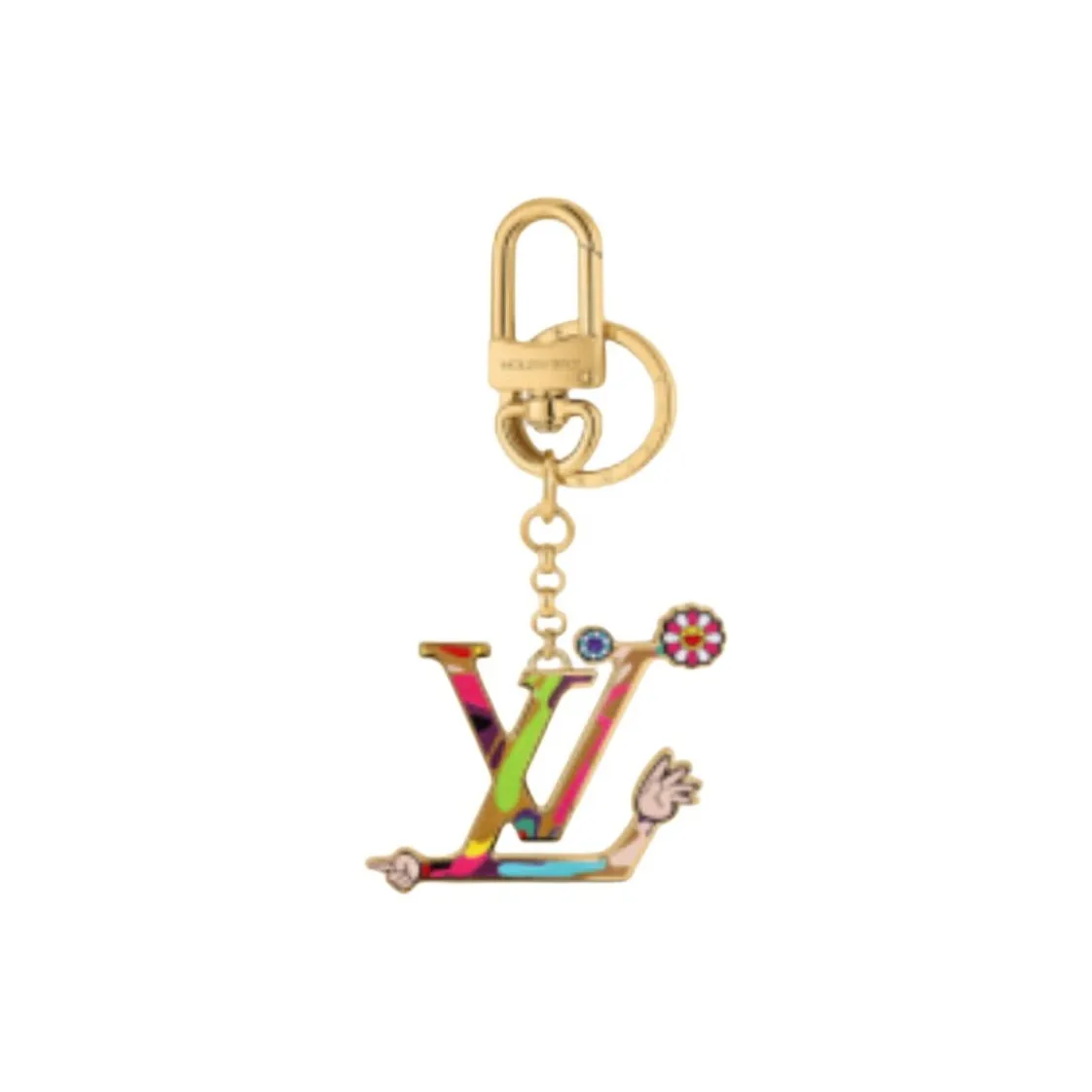 LOUIS VUITTON X Takashi Murakami Iconic Superflat Key Holder