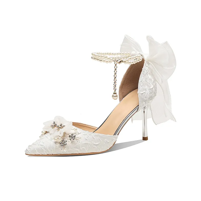 TADSW White Moonlight Collection Низкий каблук Высокий каблук 6 см Женский