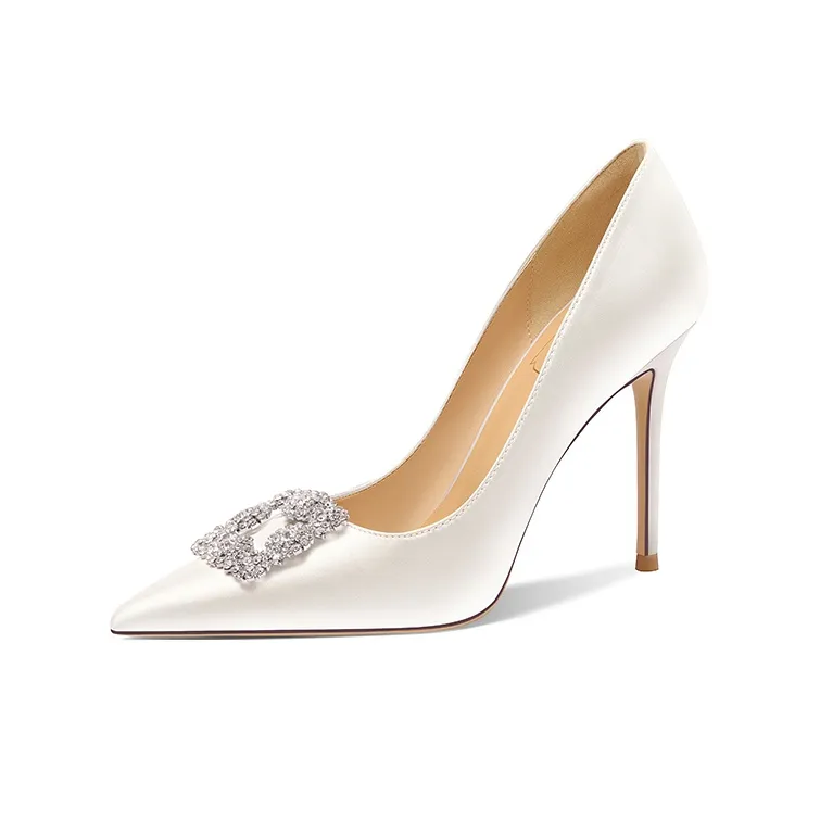 Holy Rose Узкий каблук Высокие каблуки Женские Белые