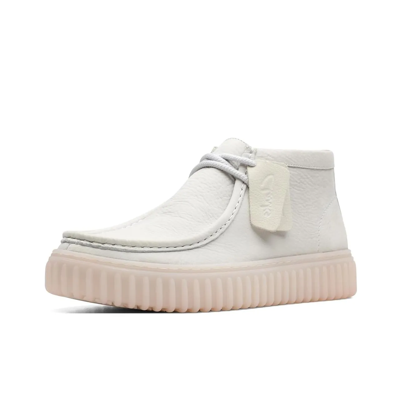 Clarks Torhill Hi Ботильоны Мужские Белые