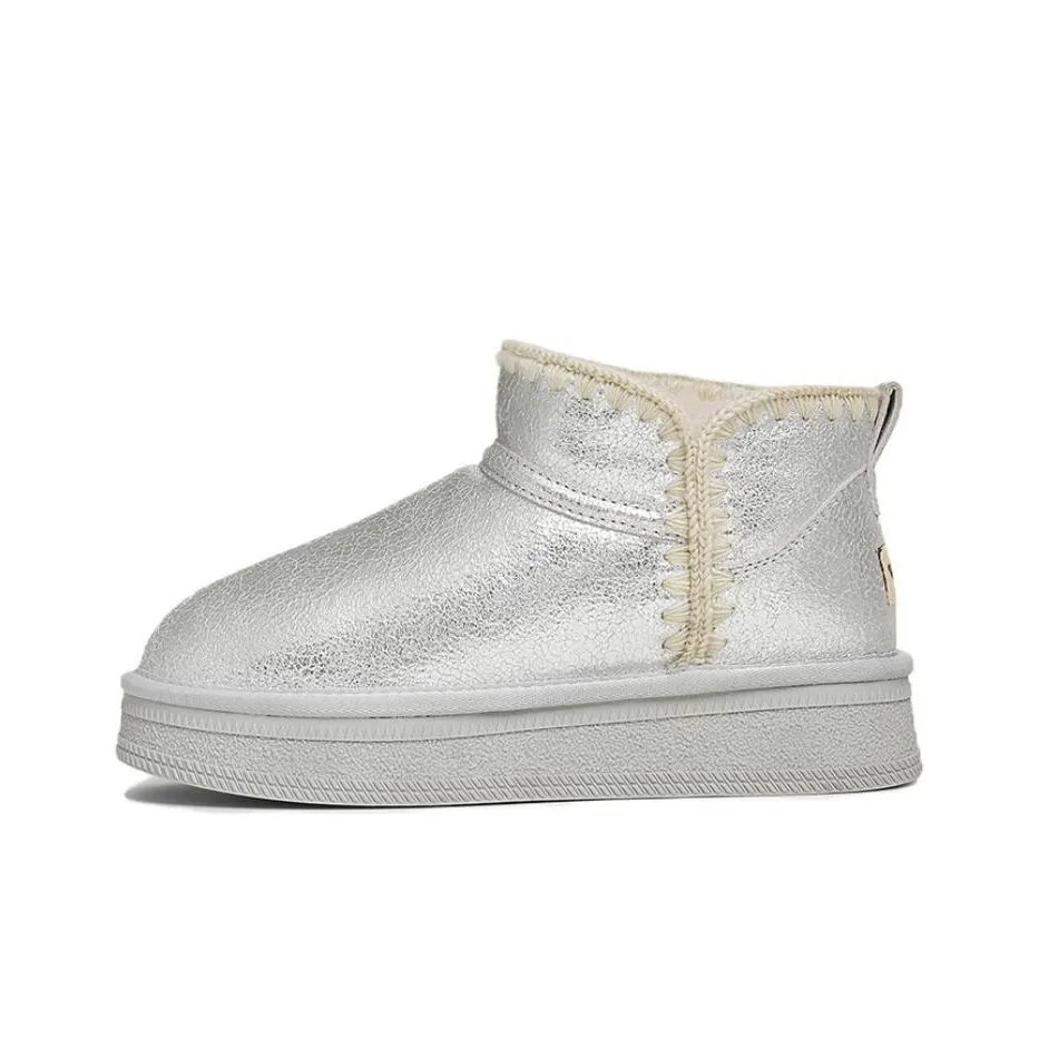 TATA Искусственный мех Ботинки Короткий Сноубутсы Женские