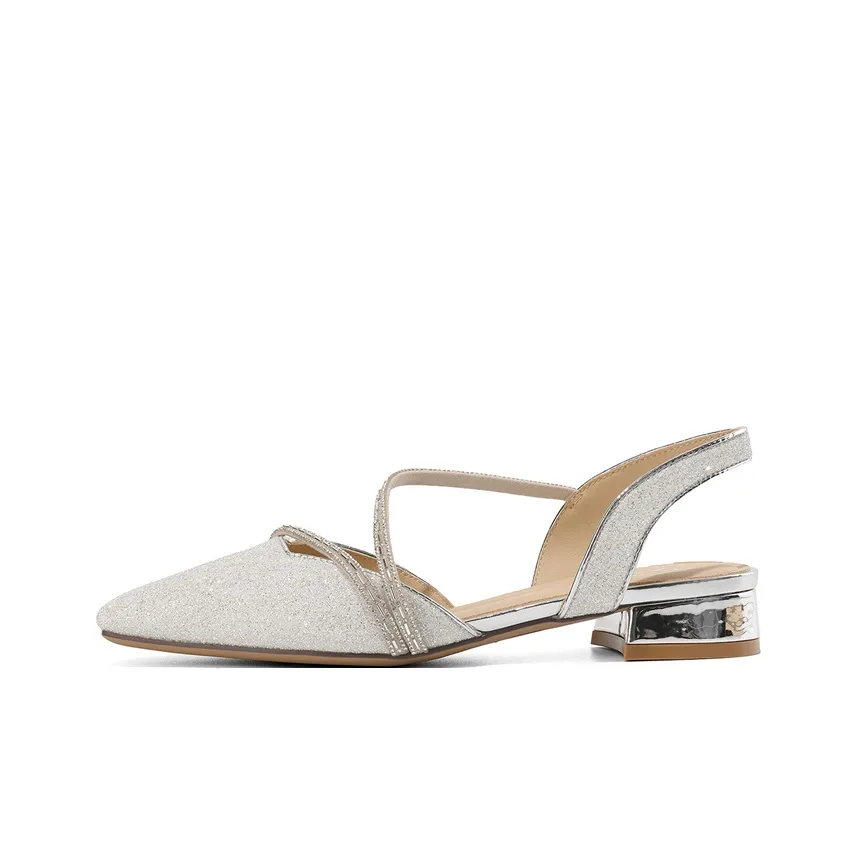 JOSINY High Heels Women's Silver/Champagne