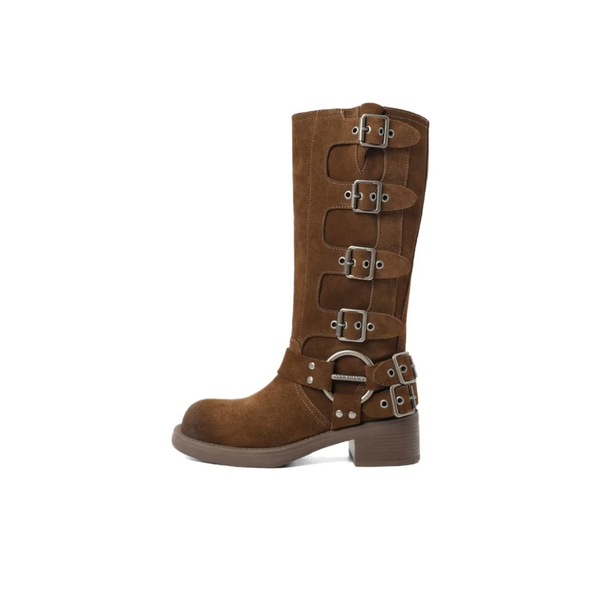 BELLE Knight Boots Knee high Boots 5cm Women's