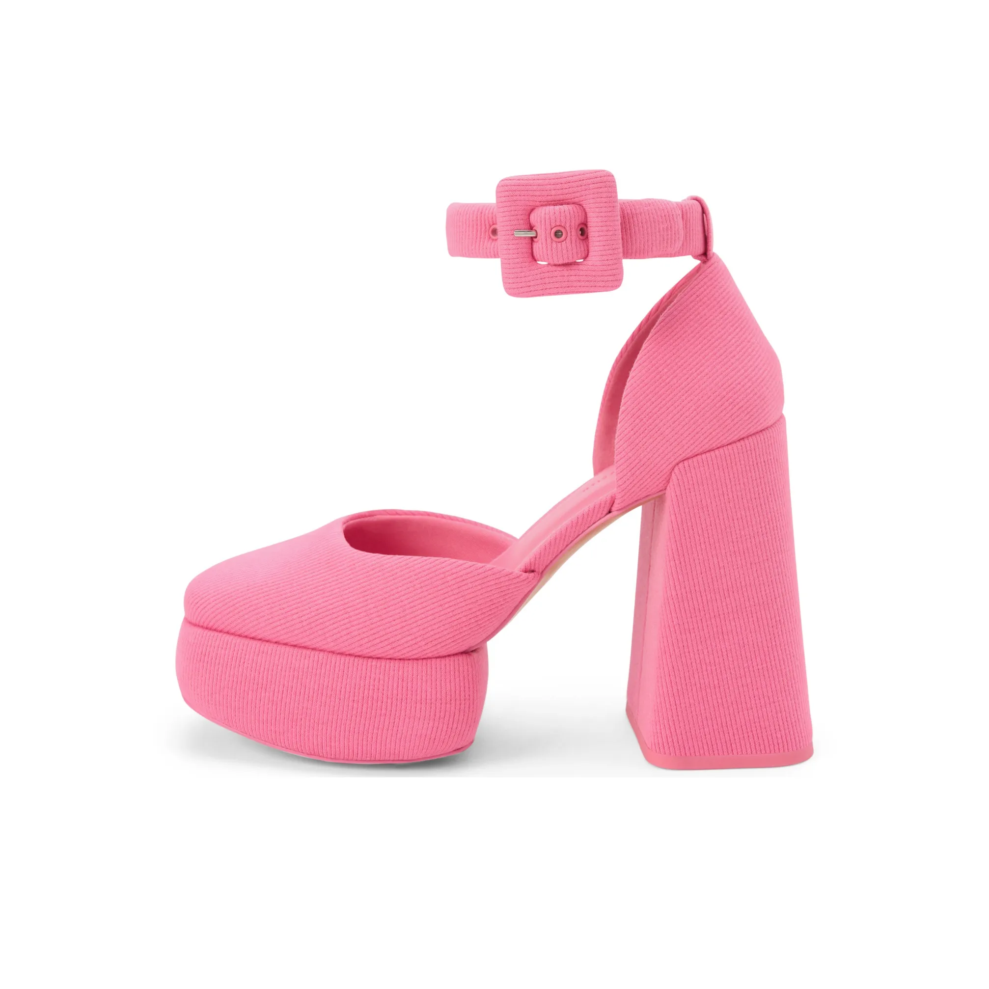CHARLES&KEITH Little CK Barbie Collection Chunky Heel High Heels 12.5cm Women's