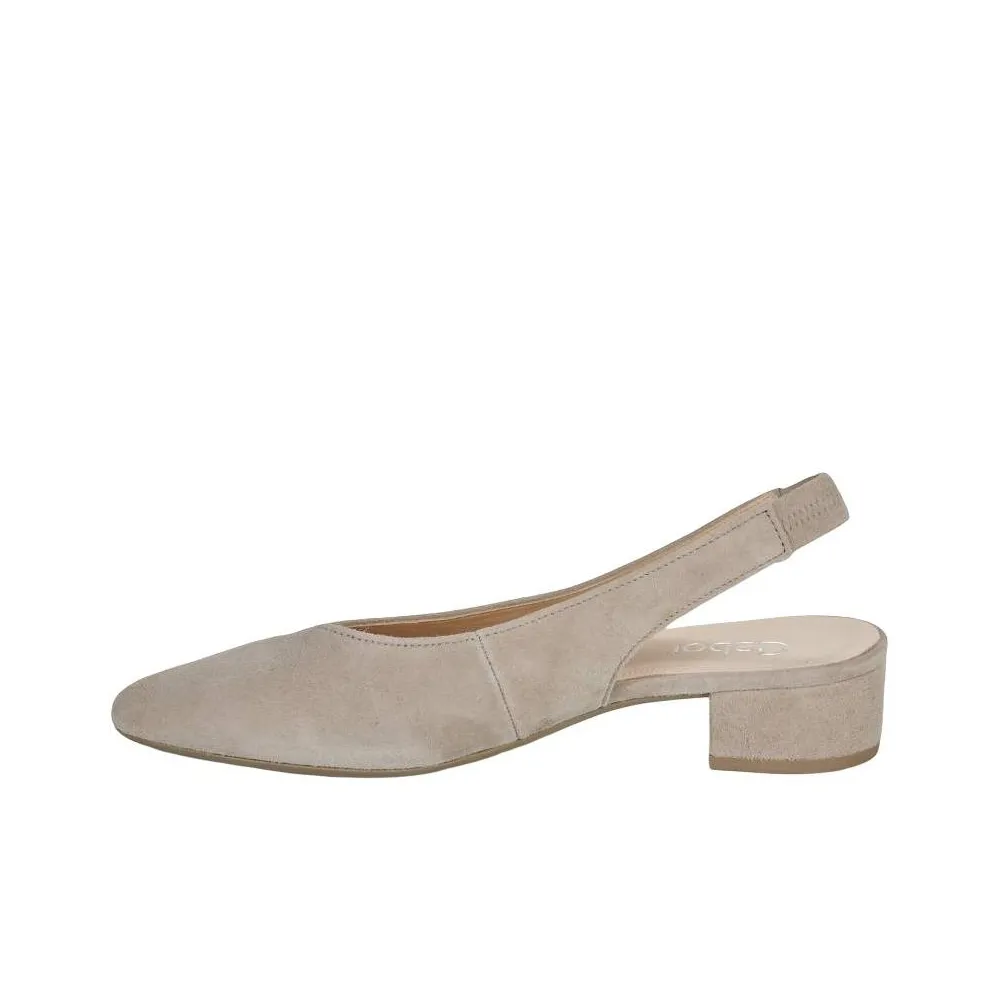 Gabor Chunky Heel High Heels 4cm Women's Khaki