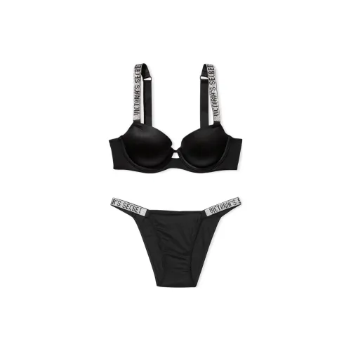 Victoria's Secret Черные Женские Комплекты Нижнего Белья