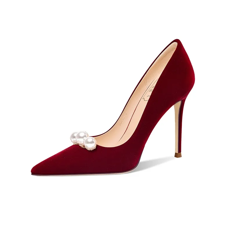 Holy Rose Узкий каблук Высокие каблуки Женские Красный