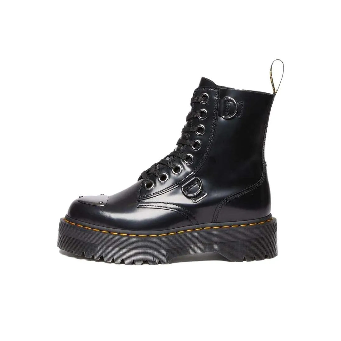 Dr. Martens Jadon Buttero Leather Platform Boots 'Black'