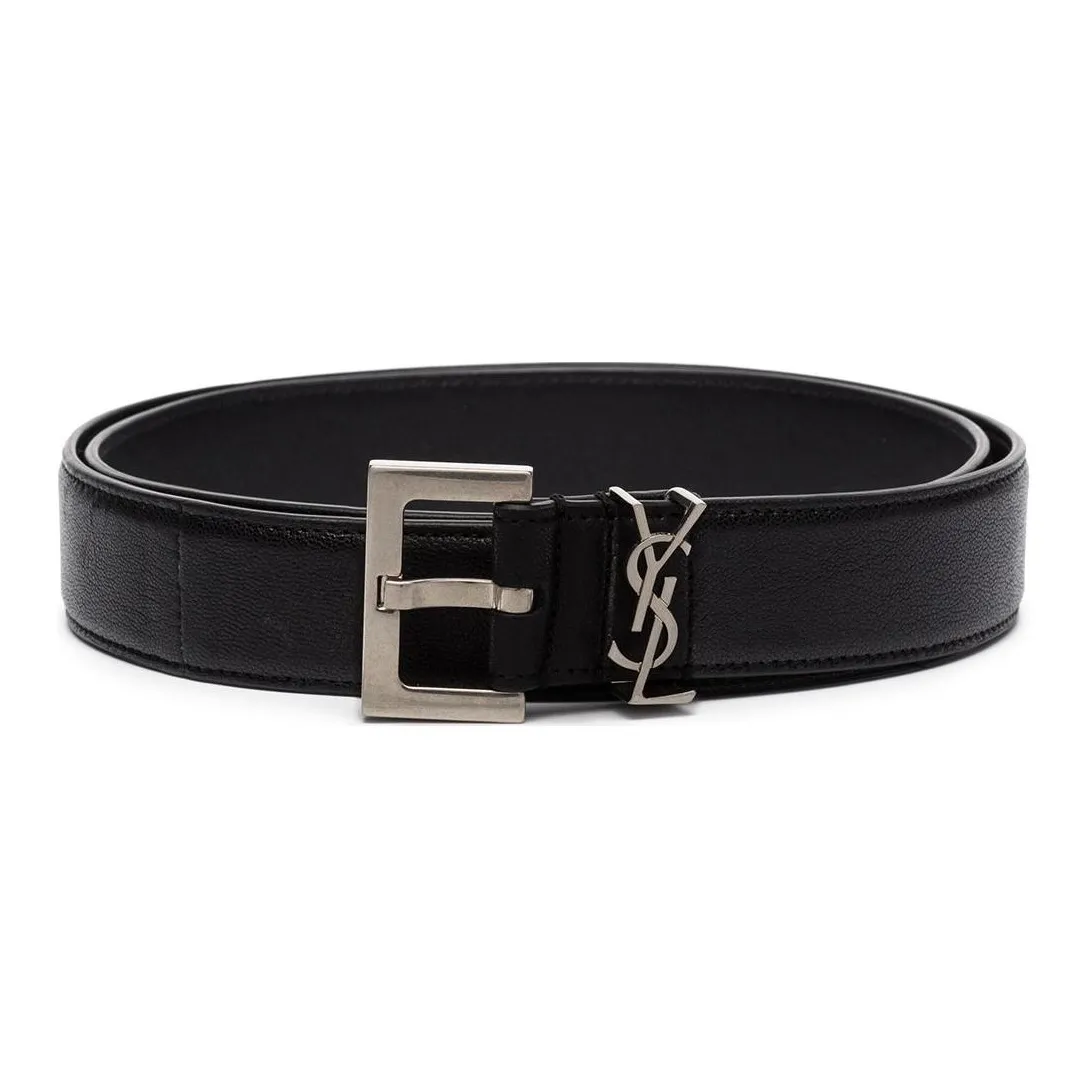 SAINT LAURENT Leather Belts Men
