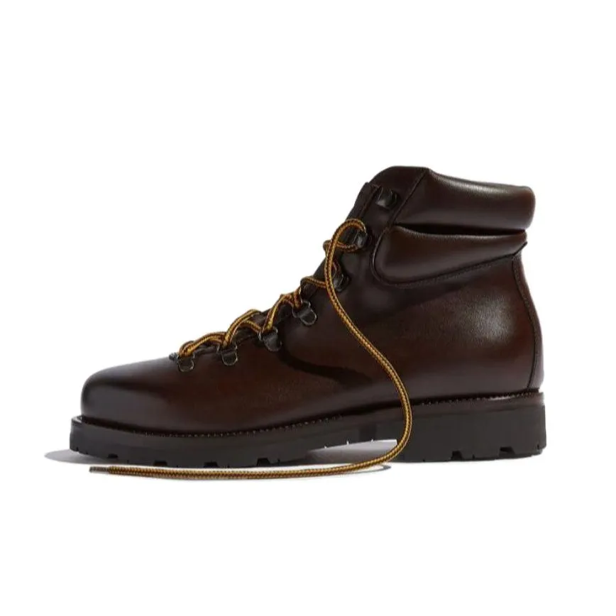 SCAROSSO Padded ankle Lace up Boots