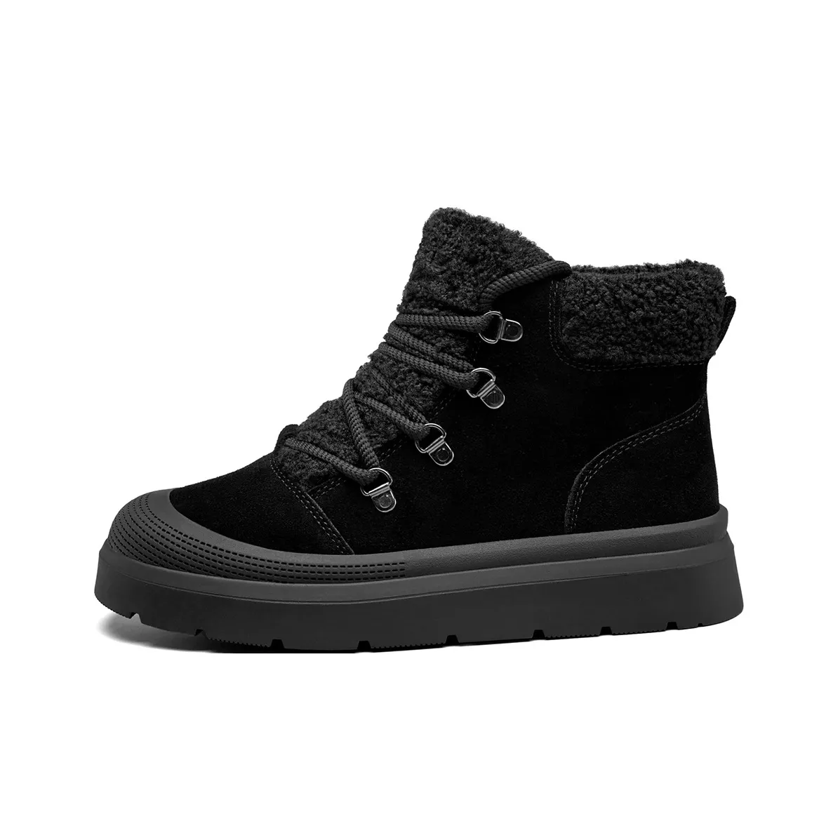 YEARCON 2024 Winter New Arrival Platform Versatile Snow Boots Fleece-Lined Warm Cotton Boots For Men