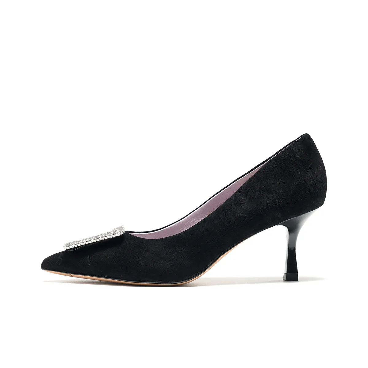 ST&SAT Slim Heel High Heels, Pointed Toe Unlined Shoes 7cm Women's