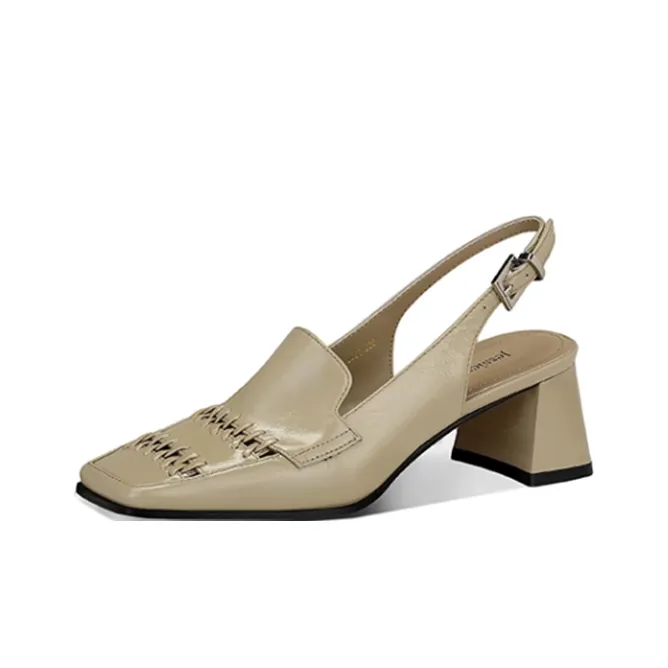 JESSICA SOPHIA Chunky Heel High Heels 4cm Women's